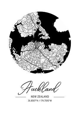 Auckland Area City Map