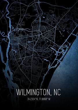 Wilmington NC Map