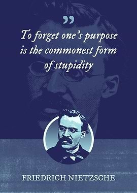 To forget ones purpose is