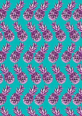 Pink Pineapples Pattern