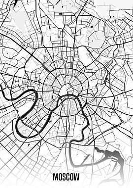 Moscow map