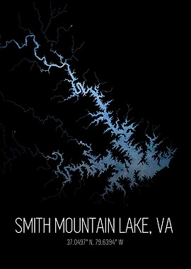 Smith Mountain Lake Map