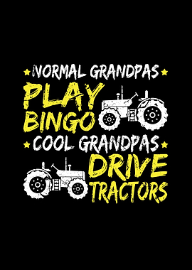 Grandpa Tractor Gift Farm
