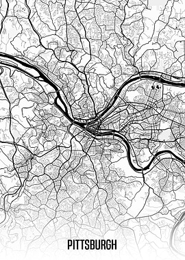 Pittsburgh map