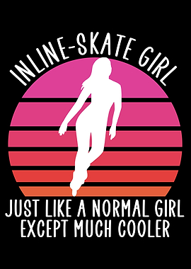 Inline skate girl