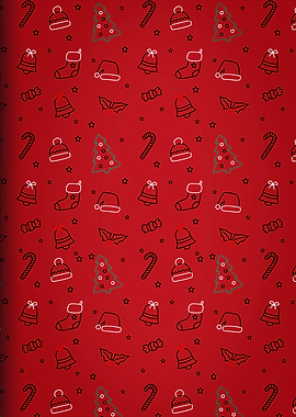 DarkRed Christmas Elements