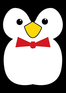 Penguin Cute Face