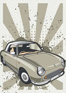 Topaz Mist Nissan Figaro