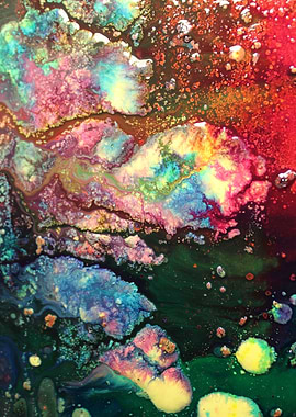 Art on a Night underwater