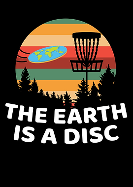 Funny Disc Golf Player