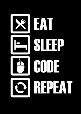 Eat Sleep Code Repeat