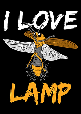 I Love Lamp Insect Firefly