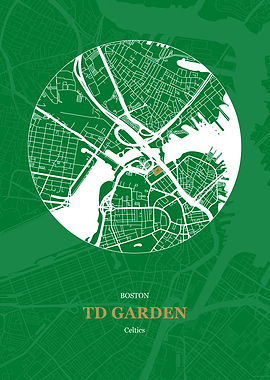 TD Garden Stadium Map