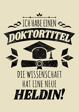 Ich habe einen Doktortitel