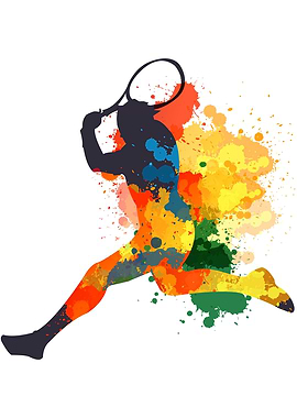 Tennis Colorful