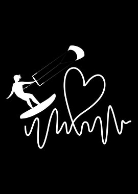 Funny kite surfing gift qu