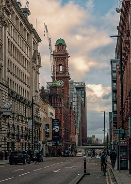 Looking down Oxford St