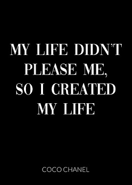 Coco Chanel Quote Life