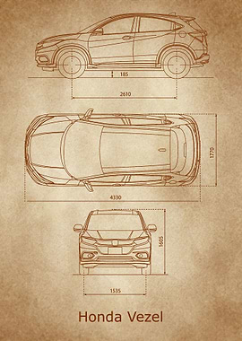 Honda Vezel 2020 old