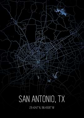 San Antonio City Map