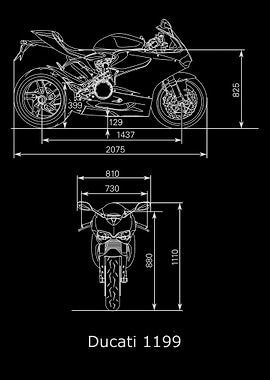 Ducati 1199 2012 Blueprint