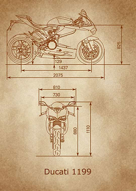 Ducati 1199 Blueprint old