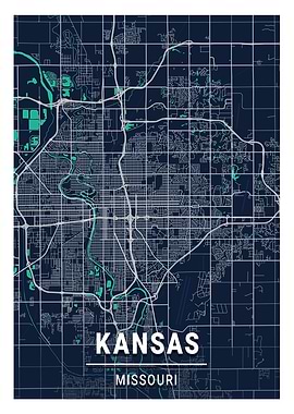 Kansas Blue Dark Color