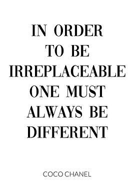 Coco Chanel Quote