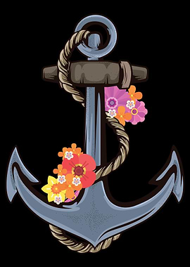 Anker Ship Flowers Seamen