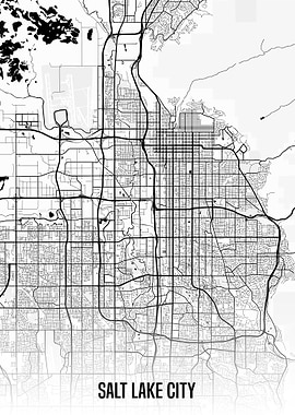 Salt Lake City map