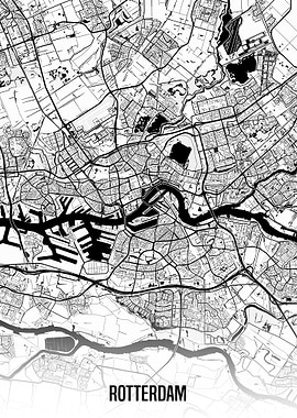 Rotterdam map