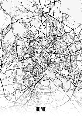 Rome map