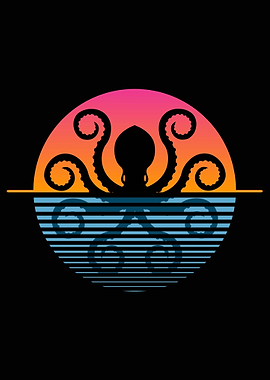 Octopus sunset