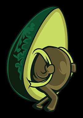 Avocado Backpack Travel Tr