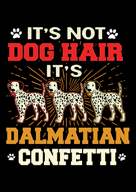 Dalmatian Hair Confetti