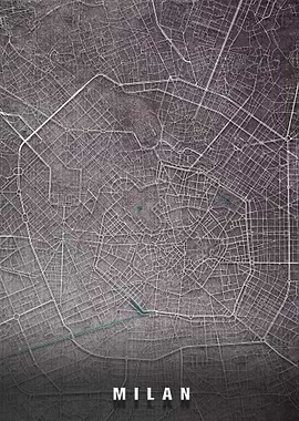 Milan City Map