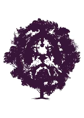 Lion Tree Animals Wildlife