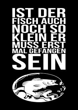 Lustige Angler und Fischer