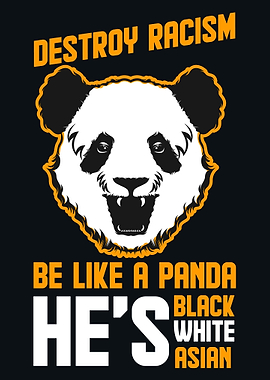 No Racism Panda Quotes