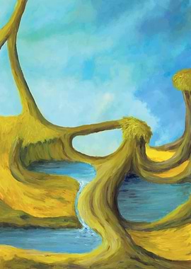 Abstract strange land 8