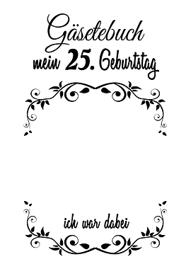 Gaesteliste 25 Geburtstag