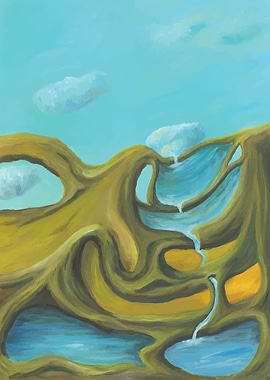 Abstract strange land 5