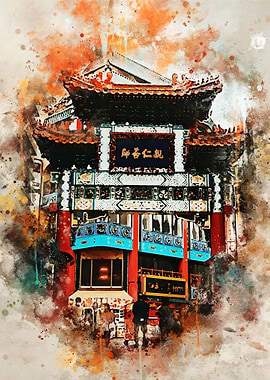 Yokohoma in Watercolor