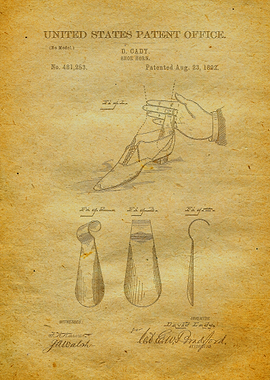 74 Shoe Horn Patent 1892
