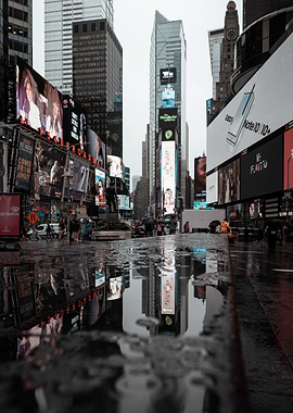 Rainy TImes Square