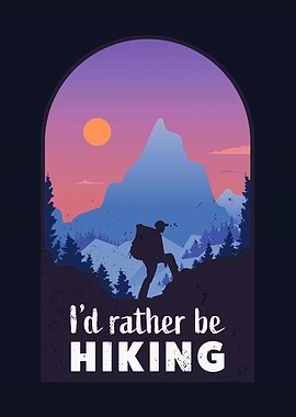 Hiking Funny Mountain Gift