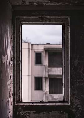 Window to abandoned flat