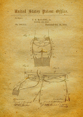 72 Garter Belt Patent