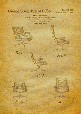 79 Eames Uphostered Chair