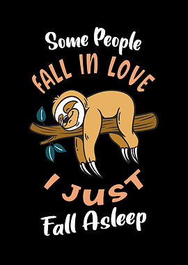 Funny Sloth Fall Asleep